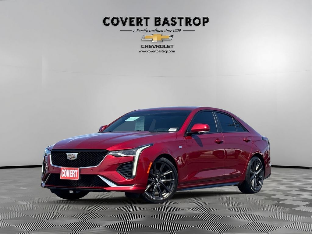 Radiant Red Tintcoat 2023 Cadillac CT4 Sport RWD Sedan Rear-Wheel Drive 8-Speed Automatic