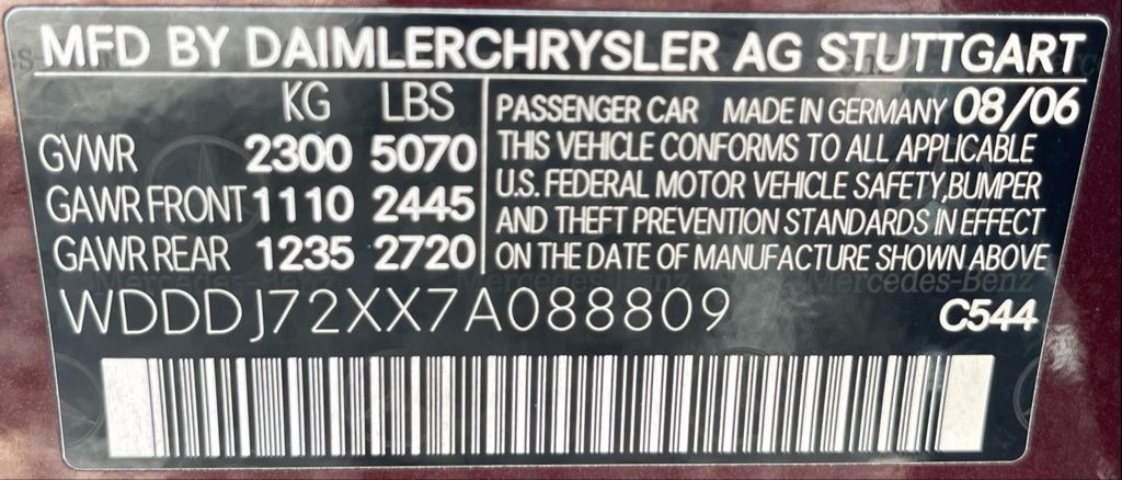 2007 Mercedes-Benz CLS CLS 550 Red at DeMontrond Automotive Group