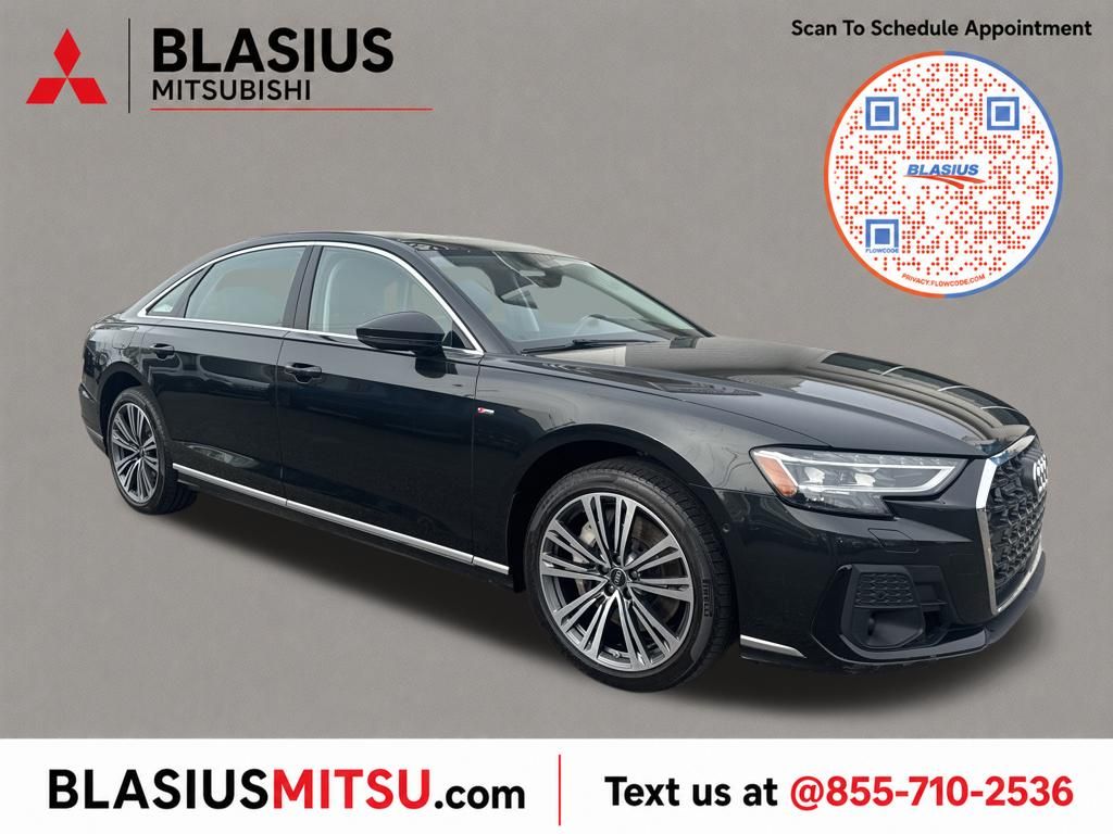 Gray Metallic 2023 Audi A8 Sedan All-Wheel Drive 8-Speed Automatic