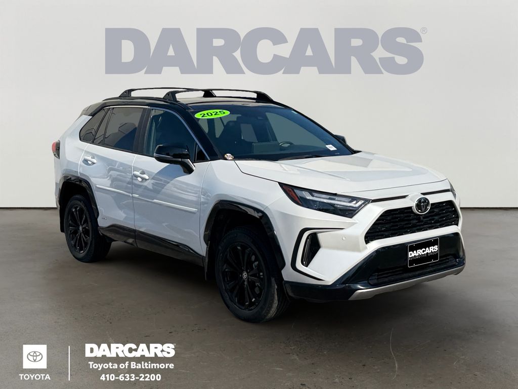 Midnight Black Metallic 2025 Toyota RAV4 Hybrid XSE AWD SUV / Crossover All-Wheel Drive Continuously Variable Transmission