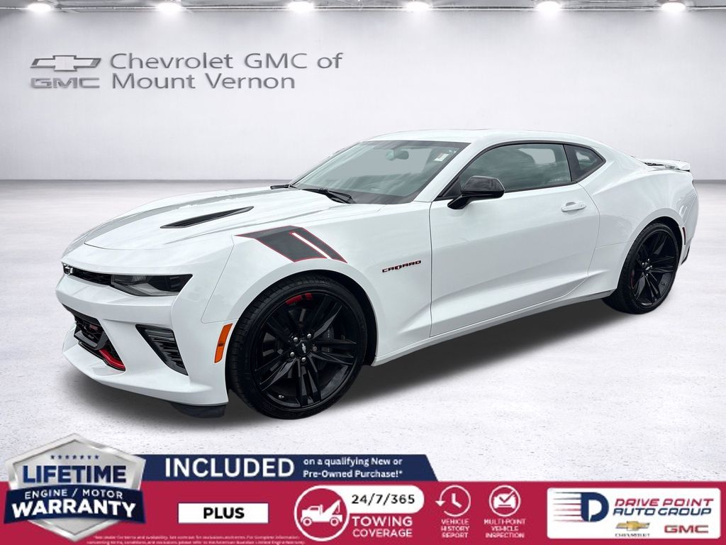 Summit White 2018 Chevrolet Camaro Coupe Rear-Wheel Drive 8-Speed Automatic