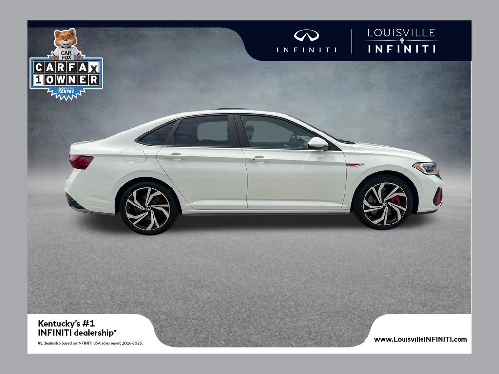 Pure White 2023 Volkswagen Jetta GLI Sedan Front-Wheel Drive 7-Speed Dual Clutch