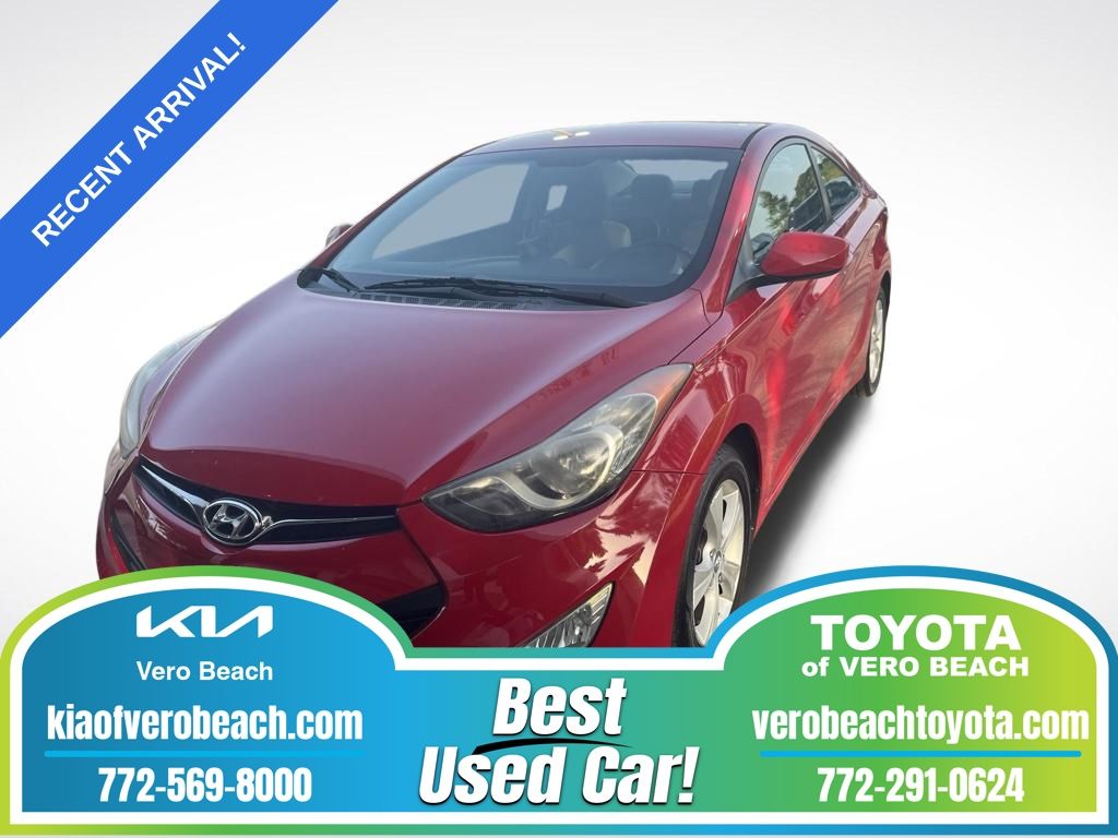 Volcanic Red 2013 Hyundai Elantra Coupe Coupe Front-Wheel Drive 6-Speed Automatic Overdrive