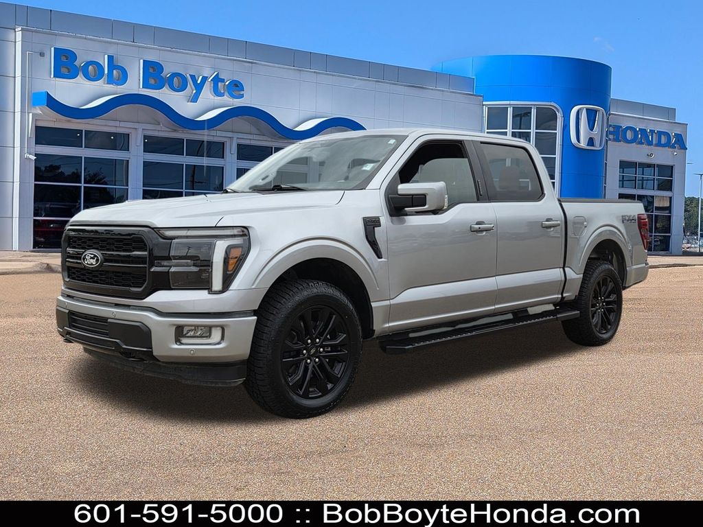 Silver Metallic 2024 Ford F-150 Pickup Truck Four-Wheel Drive Automatic