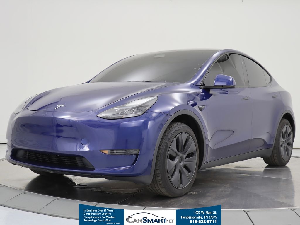 Deep Blue Metallic 2024 Tesla Model Y Long Range RWD SUV / Crossover Rear-Wheel Drive 1-Speed Automatic