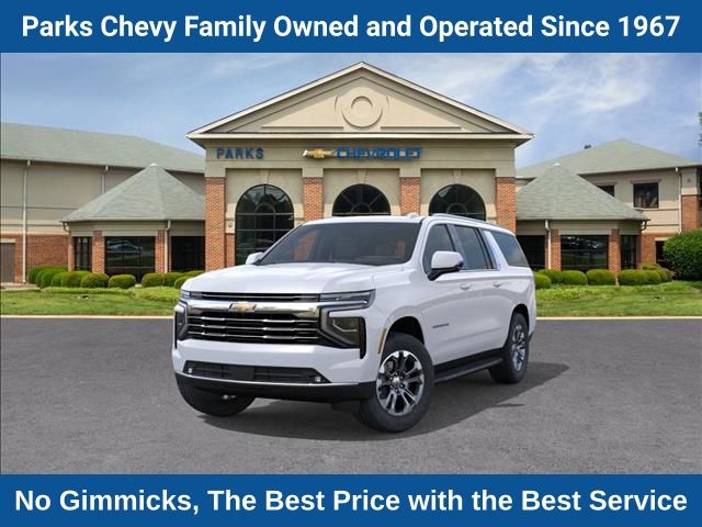 Summit White 2026 Chevrolet Suburban SUV / Crossover Four-Wheel Drive 10-Speed Automatic