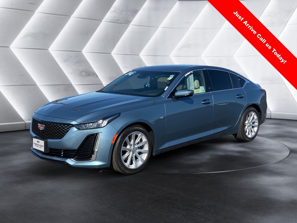 Gray (Midnight Steel Metallic) 2024 Cadillac CT5 Luxury RWD Sedan Rear-Wheel Drive Automatic