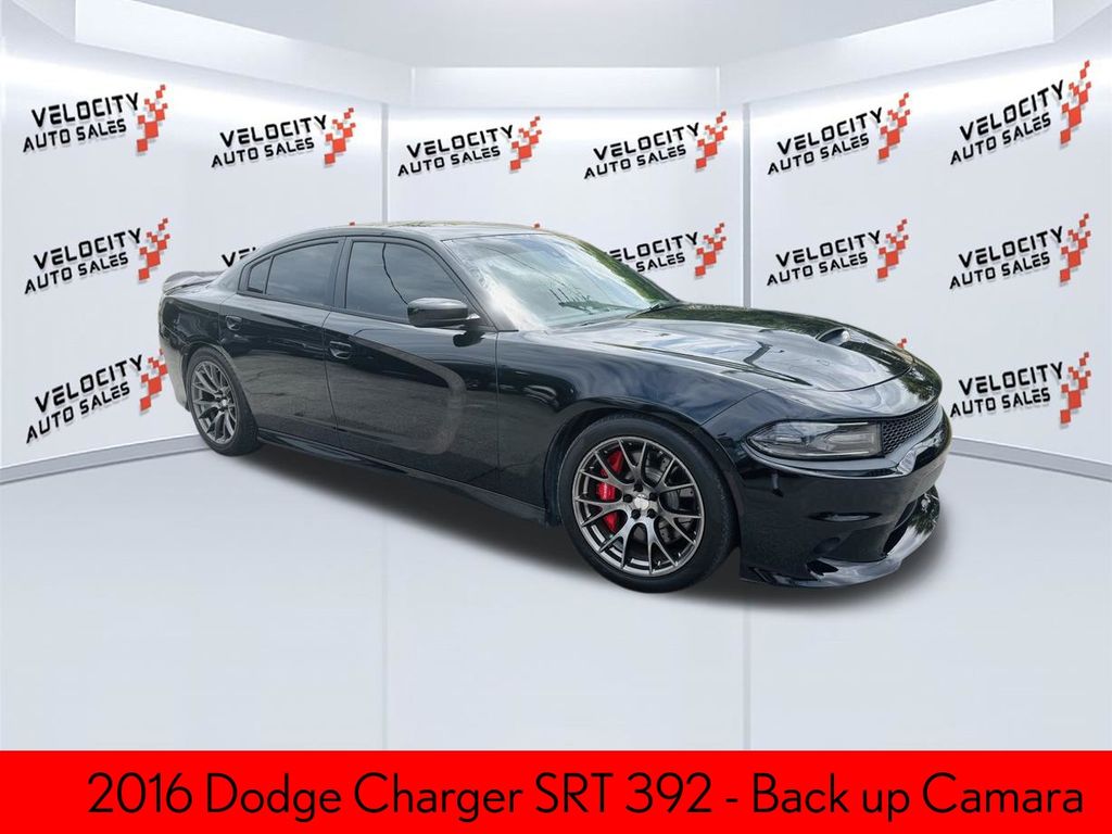 Pitch Black Clearcoat 2016 Dodge Charger SRT 392 RWD Sedan Rear-Wheel Drive 8-Speed Automatic