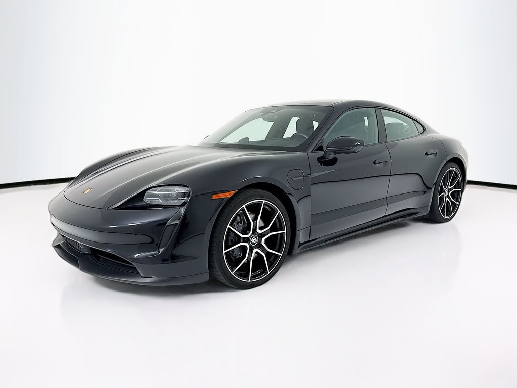 Jet Black Metallic 2024 Porsche Taycan Sedan RWD Sedan Rear-Wheel Drive 2-Speed Automatic