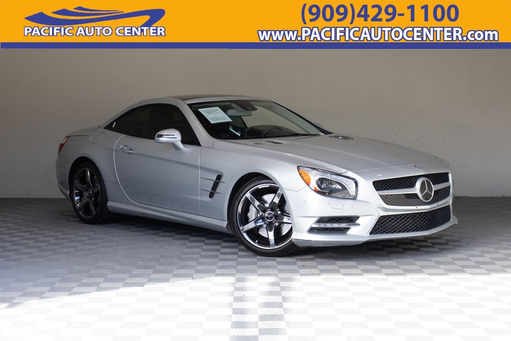 Silver 2013 Mercedes-Benz SL-Class Convertible Rear-Wheel Drive 7-Speed Automatic