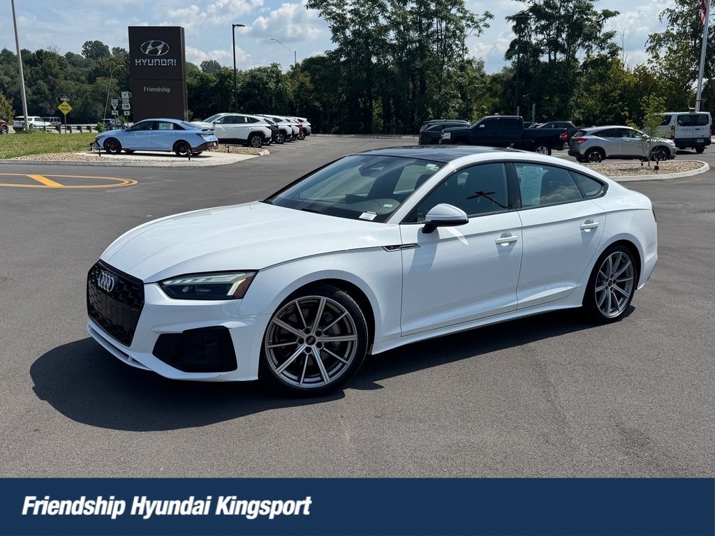 Arkona White 2025 Audi A5 Sportback Sedan All-Wheel Drive 7-Speed Automatic