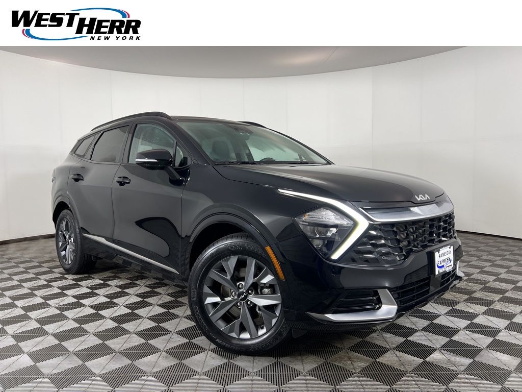 Ebony Black 2023 Kia Sportage SX AWD SUV / Crossover All-Wheel Drive 8-Speed Automatic