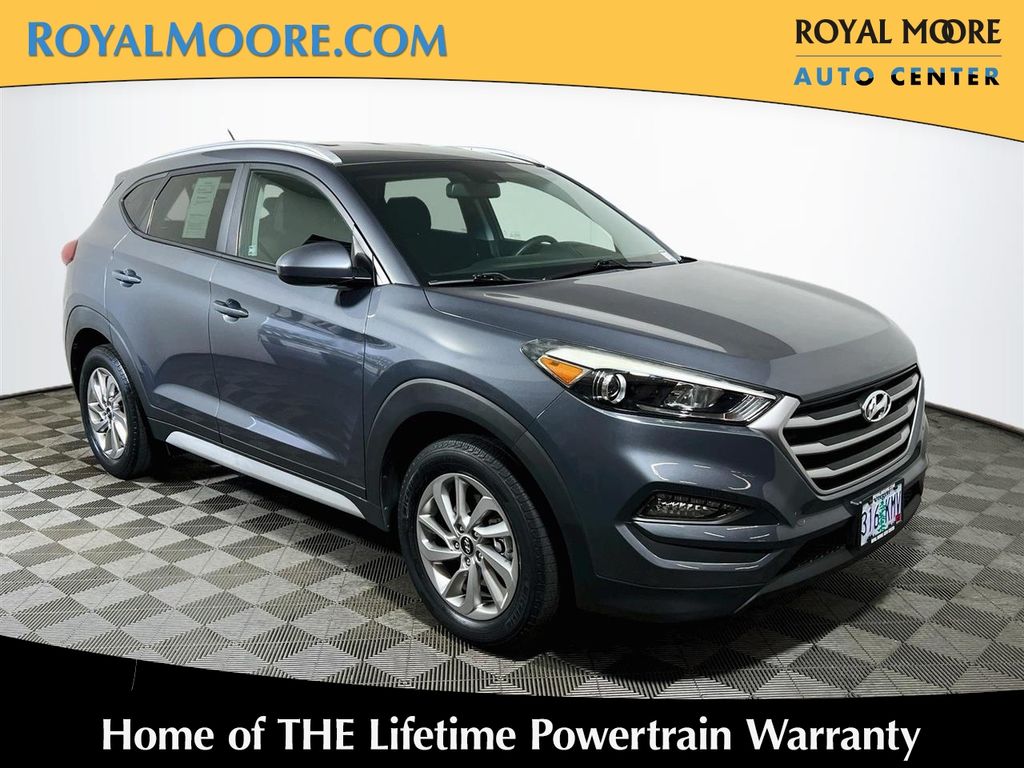 Coliseum Gray 2017 Hyundai Tucson SUV / Crossover All-Wheel Drive 6-Speed Automatic
