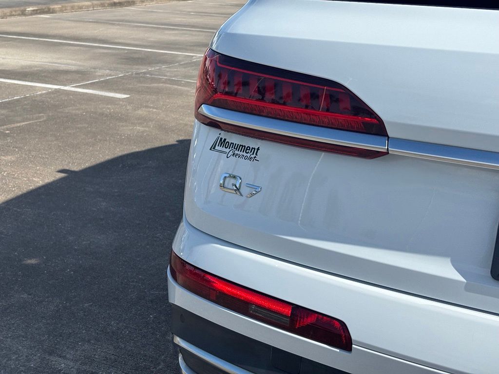 2020 Audi Q7 55 Premium Plus White at Westside Lexus