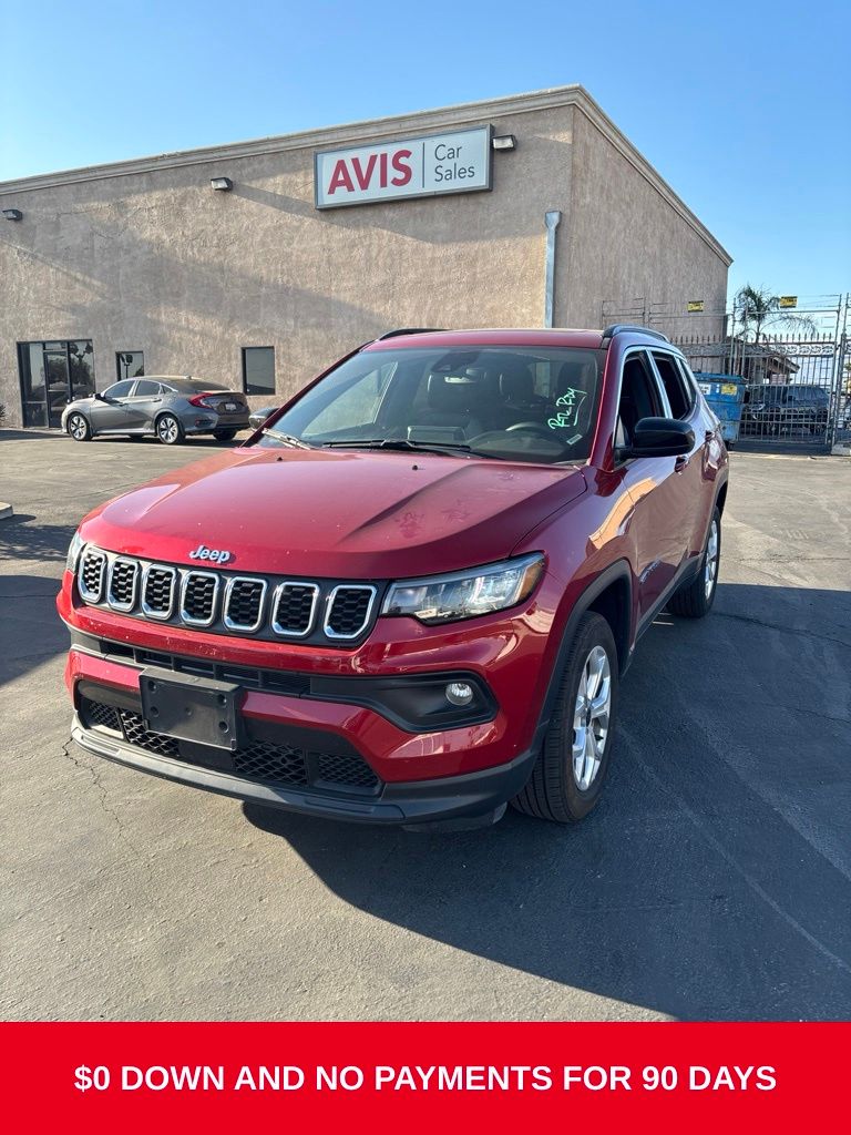 Red 2025 Jeep Compass SUV / Crossover Four-Wheel Drive 8-Speed Automatic