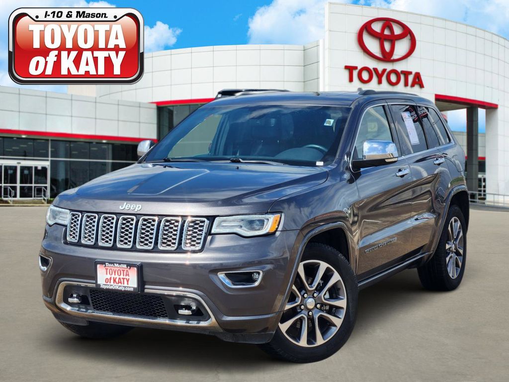 Gray (Granite Crystal Metallic Clearcoat) 2018 Jeep Grand Cherokee Overland SUV / Crossover 4X2 8-Speed Automatic