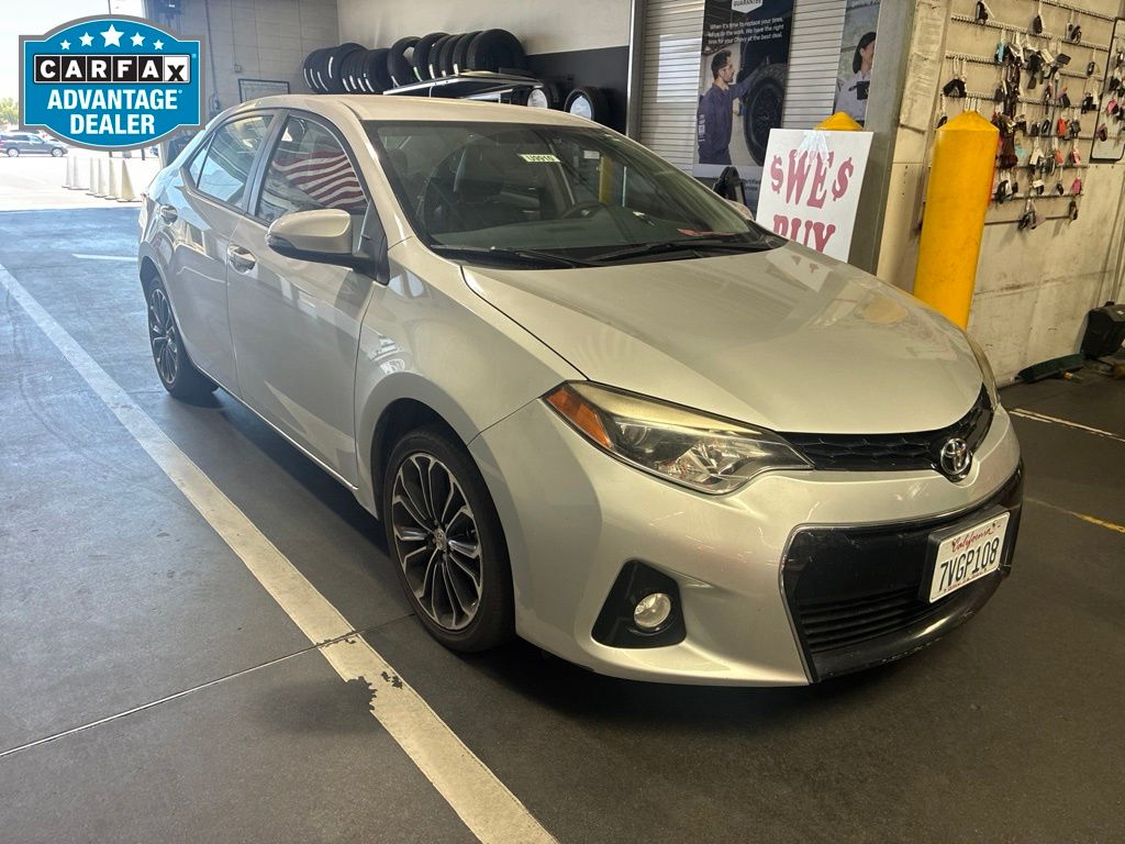 Classic Silver Metallic 2016 Toyota Corolla Sedan Front-Wheel Drive Continuously Variable Transmission