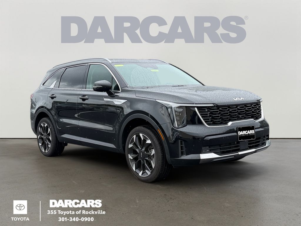 Ebony Black 2025 Kia Sorento SUV / Crossover All-Wheel Drive 8-Speed Dual Clutch