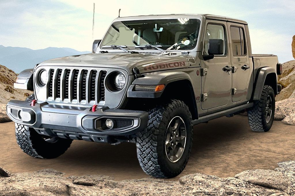 Gray Clearcoat 2023 Jeep Gladiator Pickup Truck Four-Wheel Drive 6-Speed Manual