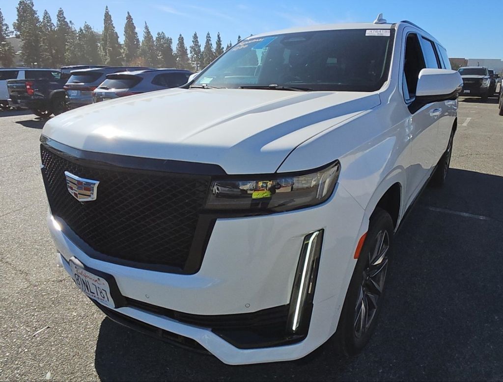 Crystal White Tricoat 2021 Cadillac Escalade ESV Sport AWD SUV / Crossover Four-Wheel Drive