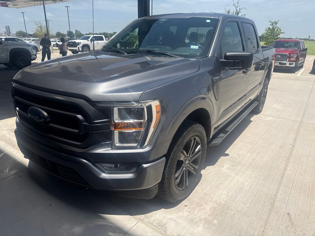 Gray Metallic 2021 Ford F-150 Pickup Truck Four-Wheel Drive Automatic