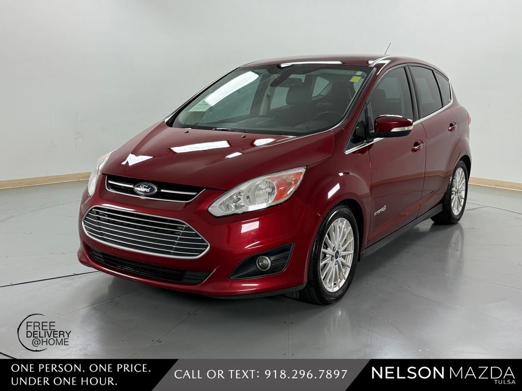 Ruby Red Metallic 2013 Ford C-Max Hybrid SEL FWD Wagon Front-Wheel Drive Continuously Variable Transmission