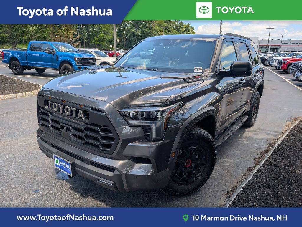 Magnetic Gray Metallic 2024 Toyota Sequoia SUV / Crossover Four-Wheel Drive Automatic