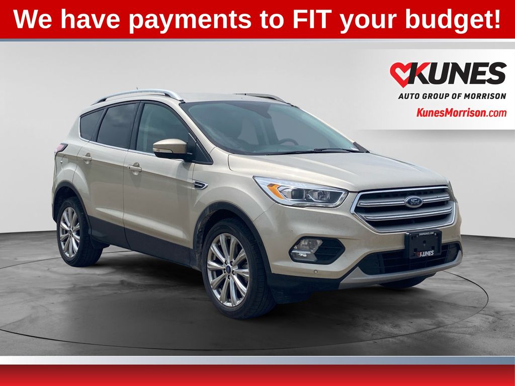 White Gold Metallic 2018 Ford Escape SUV / Crossover Front-Wheel Drive 6-Speed Automatic