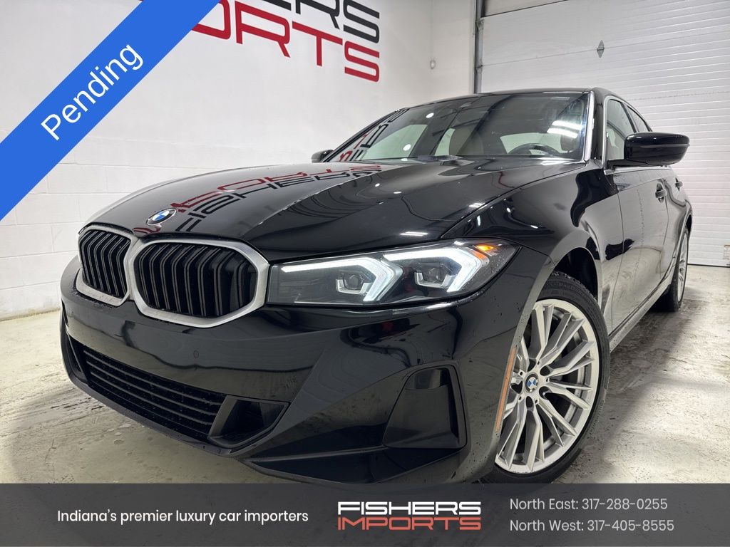 Jet Black 2024 BMW 3 Series 330i xDrive AWD Sedan All-Wheel Drive 8-Speed Automatic
