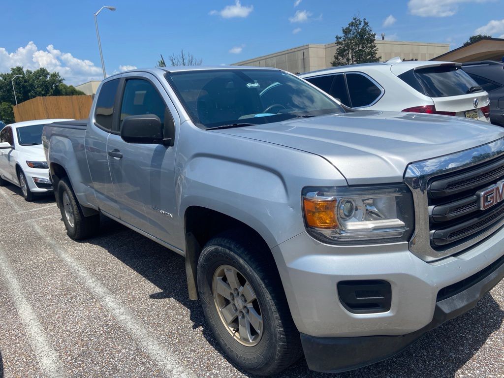 Silver 2019 GMC Canyon Extended Cab LB RWD Pickup Truck 4X2 6-Speed Automatic