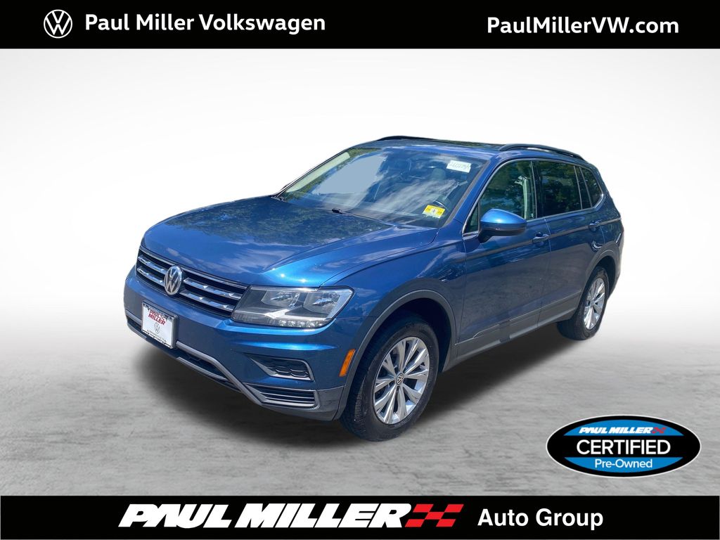 Blue Metallic 2019 Volkswagen Tiguan SUV / Crossover All-Wheel Drive 8-Speed Automatic