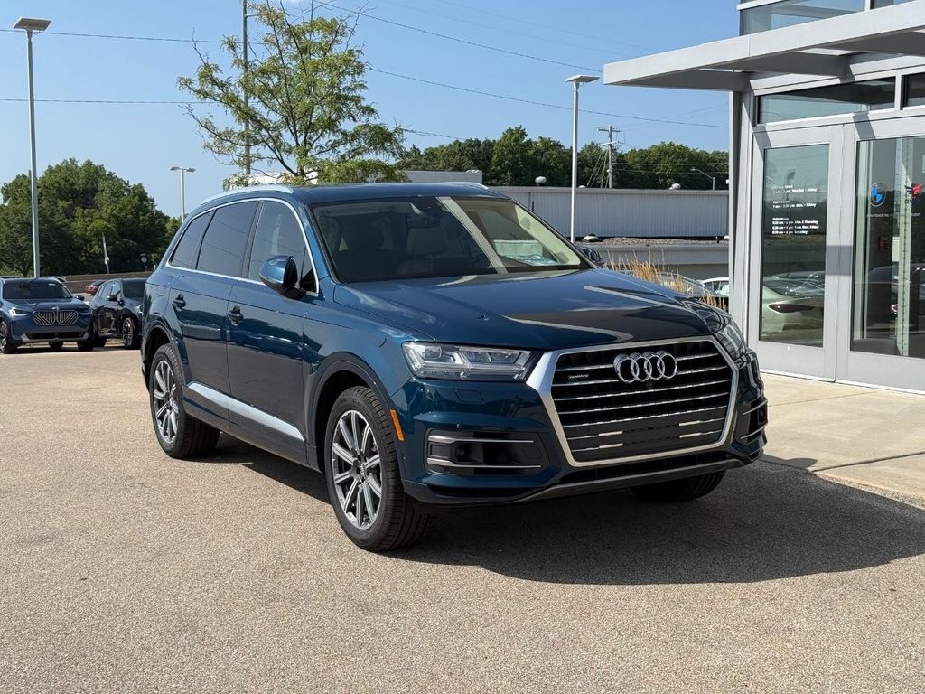 Galaxy Blue Metallic 2019 Audi Q7 SUV / Crossover All-Wheel Drive 8-Speed Automatic