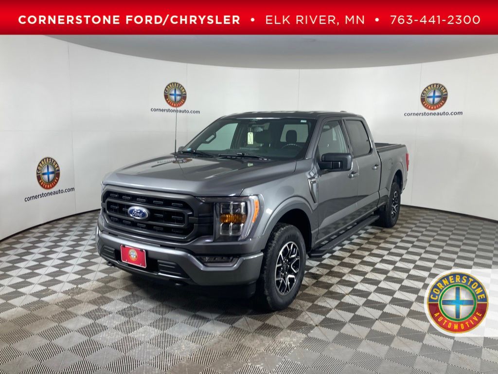 Carbonized Gray Metallic 2022 Ford F-150 XLT SuperCrew 4WD Pickup Truck Four-Wheel Drive Automatic