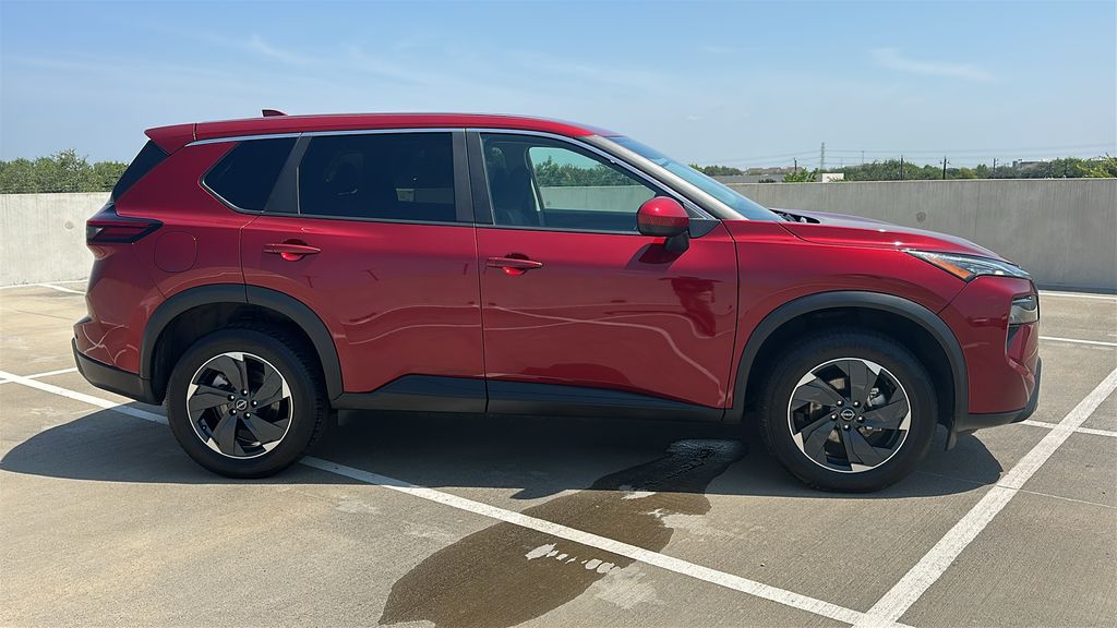 2025 Nissan Rogue SV Red at South Houston Nissan