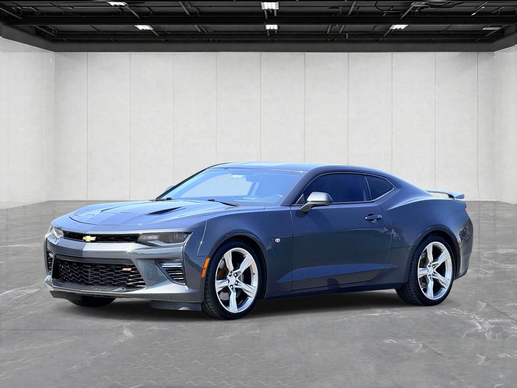 Gray Metallic 2016 Chevrolet Camaro Coupe Rear-Wheel Drive 8-Speed Automatic