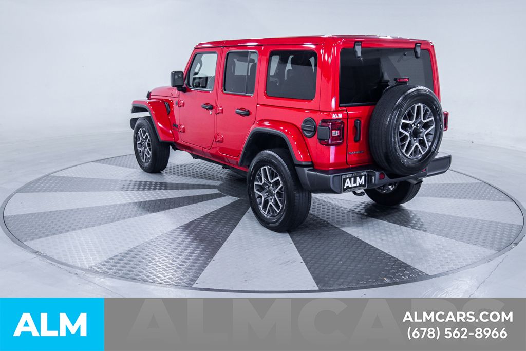 Used 2025 Red Jeep Sahara image 7