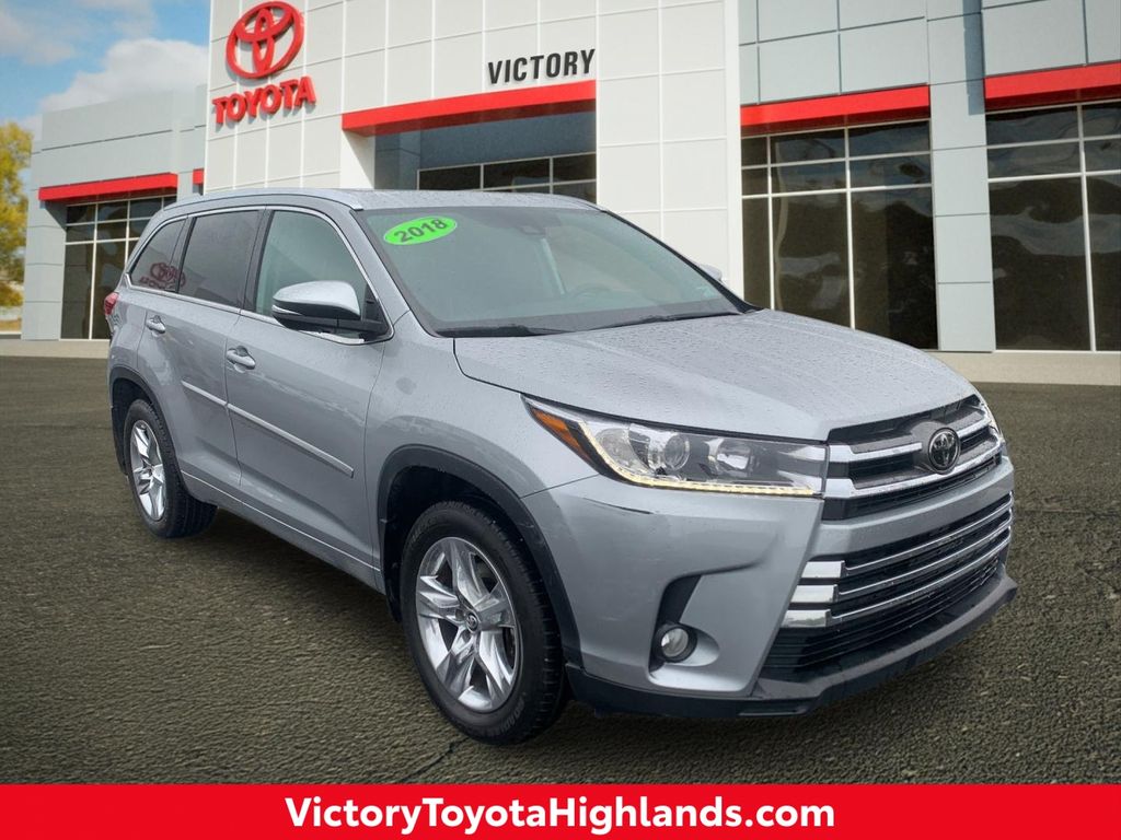 Celestial Silver Metallic 2018 Toyota Highlander SUV / Crossover All-Wheel Drive 8-Speed Automatic