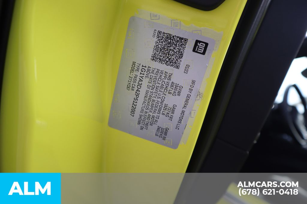 Used 2023 Yellow Chevrolet Stingray image 32