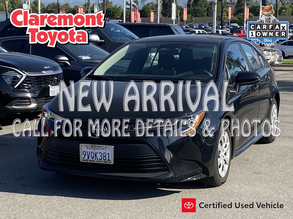 Midnight Black Metallic 2025 Toyota Corolla Sedan Front-Wheel Drive Continuously Variable Transmission