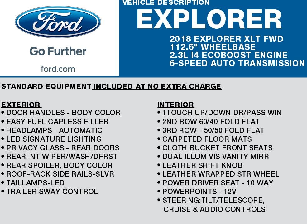 2018 Ford Explorer XLT 19