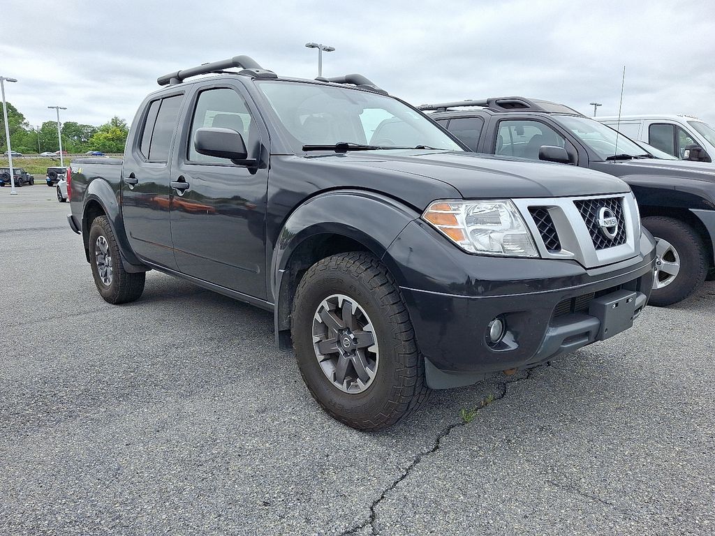 Gray (Magnetic Black Pearl) 2019 Nissan Frontier Pickup Truck Four-Wheel Drive 5-Speed Automatic Overdrive