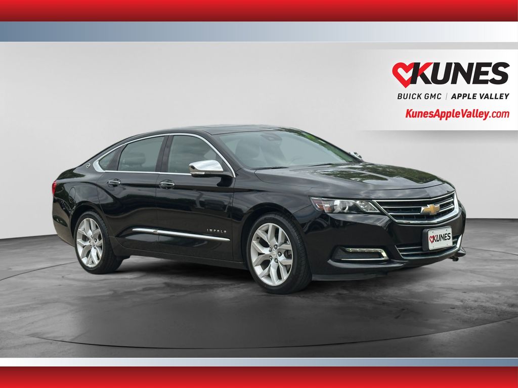 Black 2015 Chevrolet Impala Sedan Front-Wheel Drive 6-Speed Automatic Overdrive