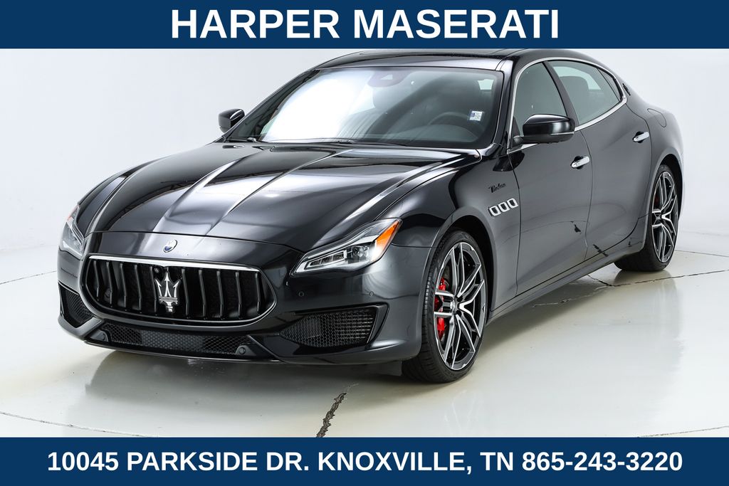 Nero Ribelle Metallic 2023 Maserati Quattroporte Sedan Rear-Wheel Drive 8-Speed Automatic