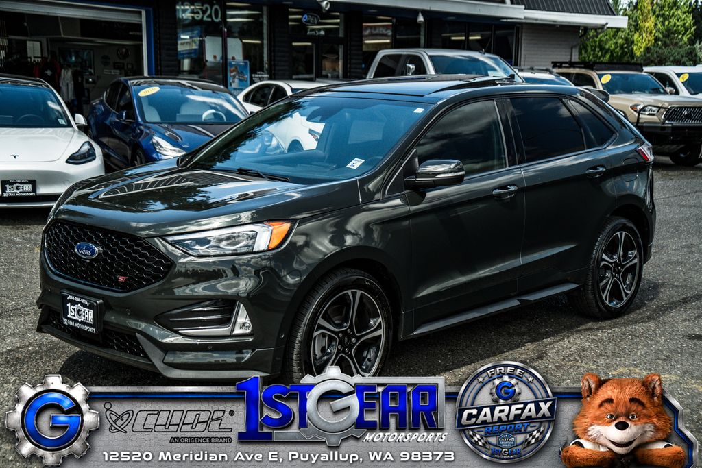 Green Metallic 2023 Ford Edge SUV / Crossover All-Wheel Drive 7-Speed Automatic
