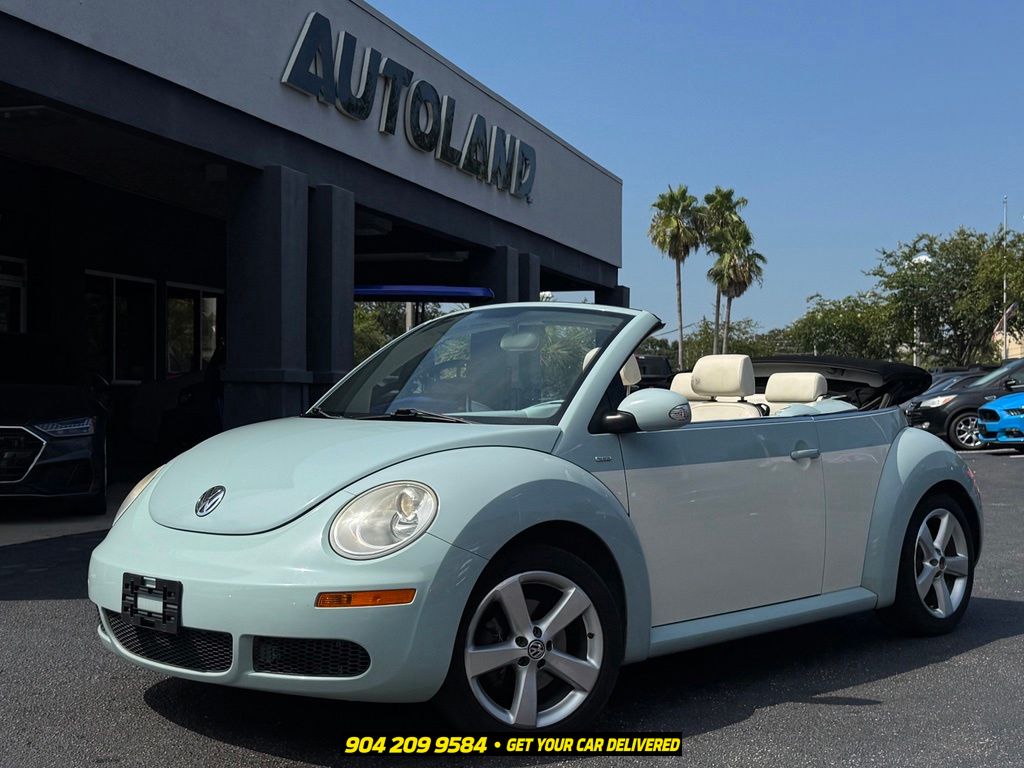 Aquarius Blue 2010 Volkswagen Beetle Convertible  6-Speed Automatic