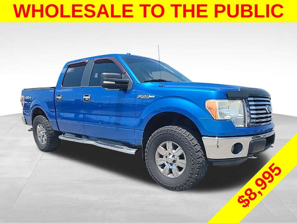 Blue 2011 Ford F-150 Pickup Truck Four-Wheel Drive 6-Speed Automatic