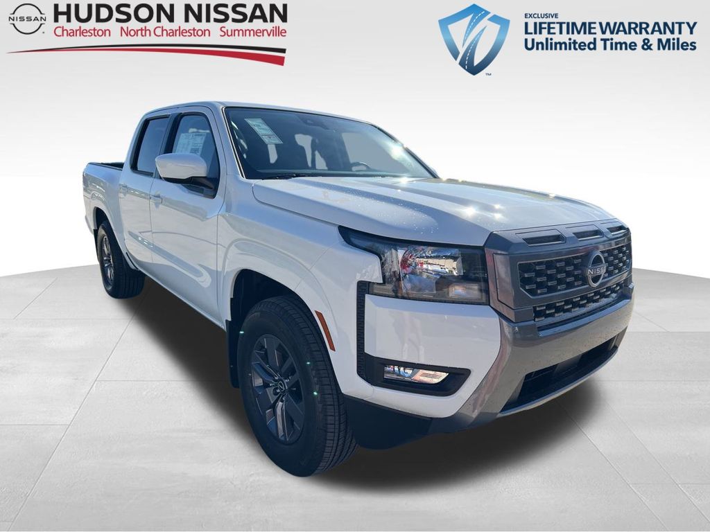 2025 Glacier White Nissan Frontier SV RWD Truck