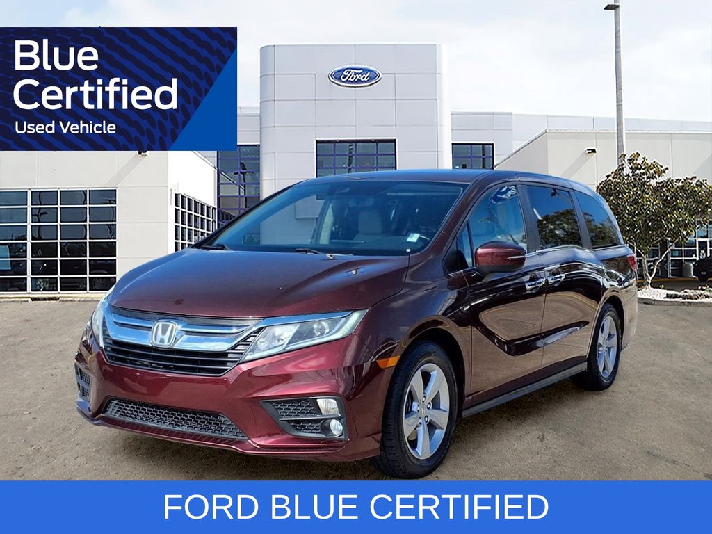 Red 2019 Honda Odyssey Minivan Front-Wheel Drive 9-Speed Automatic