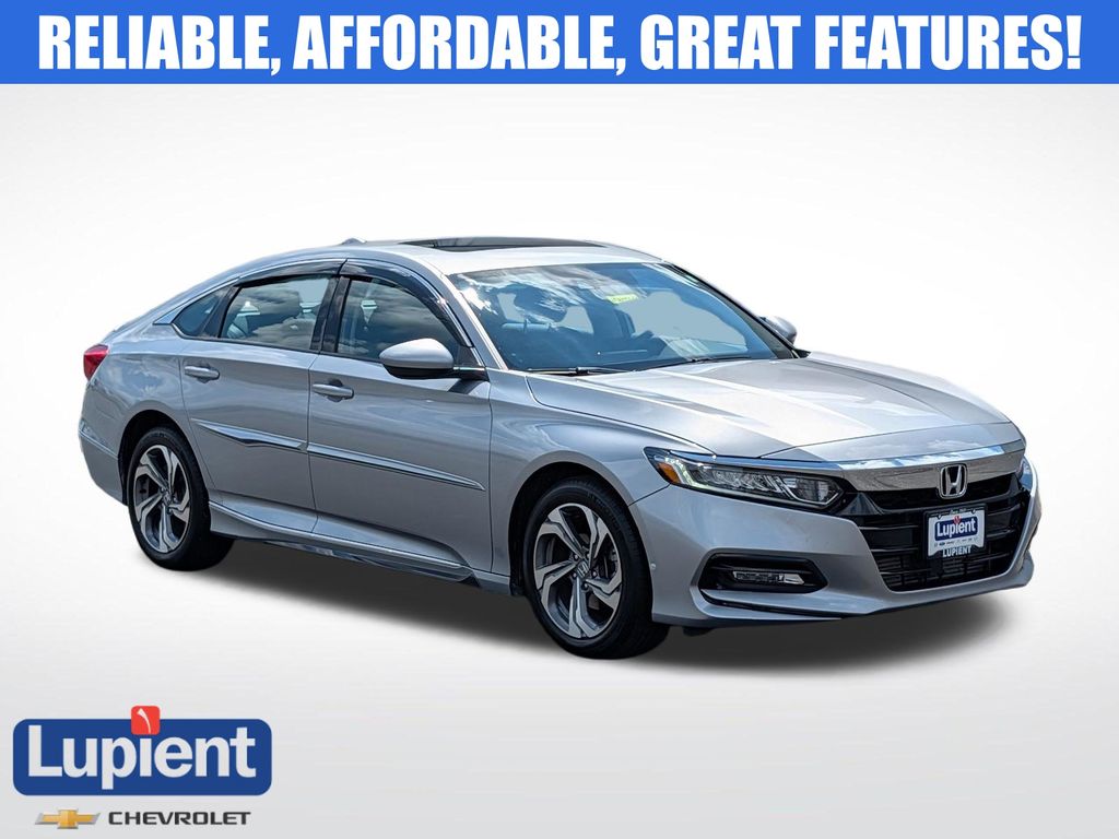 Lunar Silver Metallic 2018 Honda Accord Sedan Front-Wheel Drive Continuously Variable Transmission