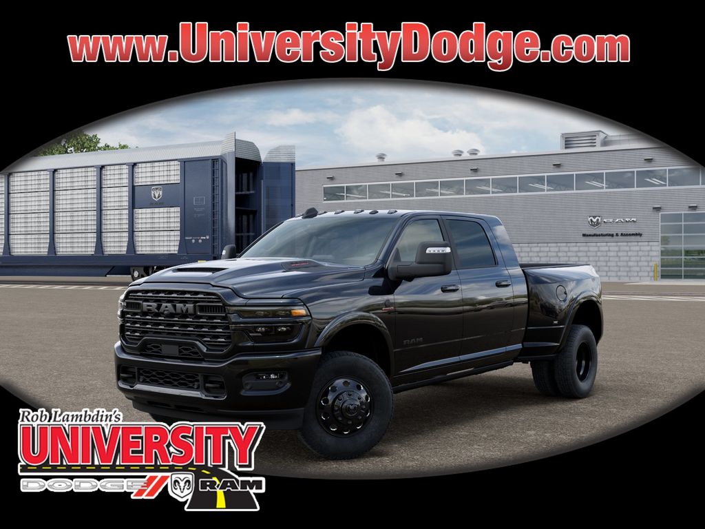 Diamond Black Crystal Pearlcoat 2026 RAM 3500 Pickup Truck Four-Wheel Drive 8-Speed Automatic